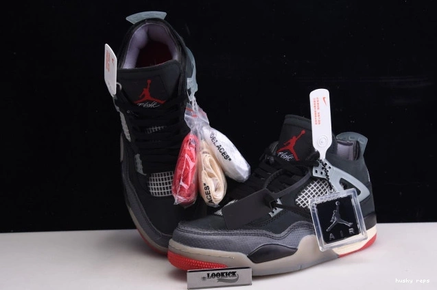 Cheap Husky Bred White CV9388-001 x Jordan Off 4 Retro Air 0805